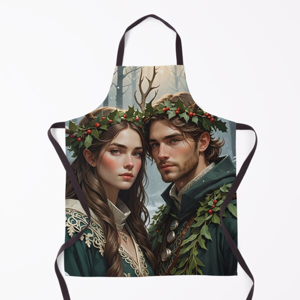 Item preview, Pagan Couple. Winter Solstice Yule. designed and sold by SoniaSarkali.