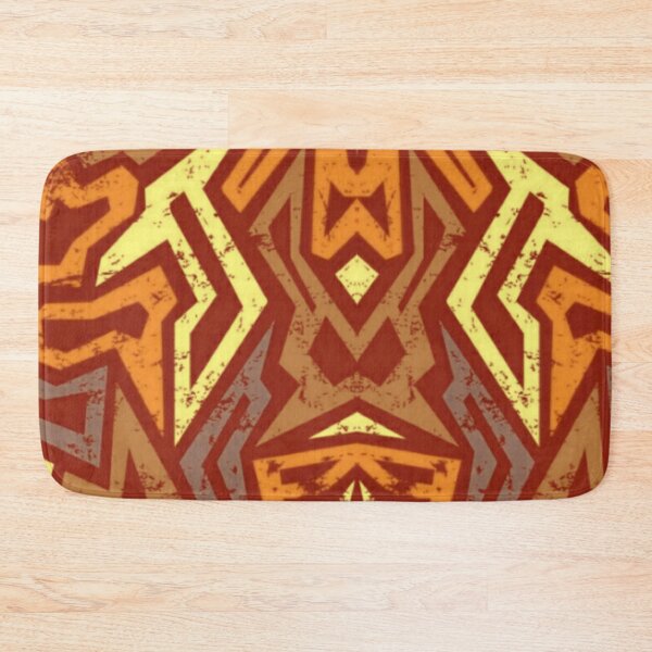 Item preview, Orange, Yellow & Blue abstarct Pattern designed and sold by adlkh.