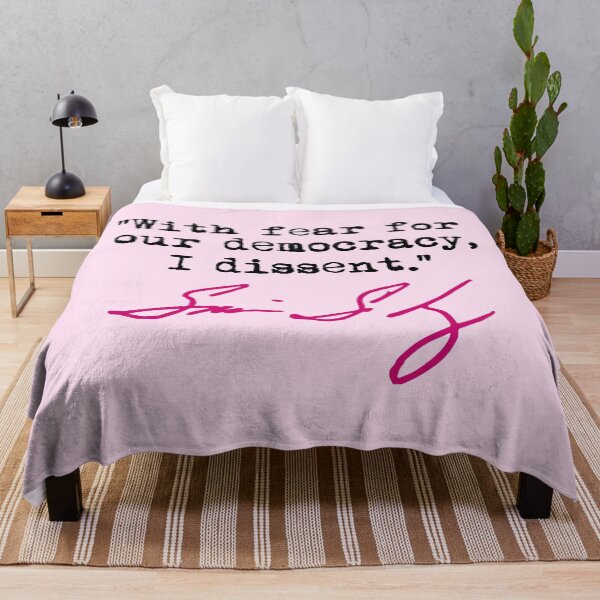 Item preview, With fear for our democracy, I dissent. - Justice Sotomayor (black hot pink) designed and sold by Thelittlelord.