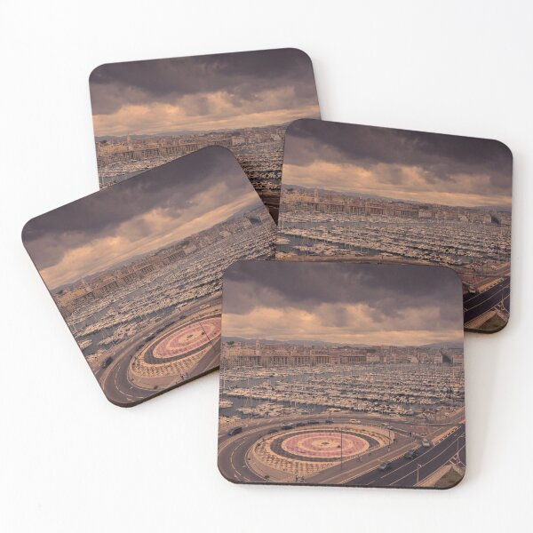 Item preview, Marseille Marina Cityscape designed and sold by hawkie.