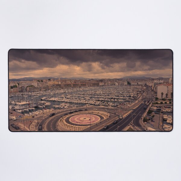 Item preview, Marseille Marina Cityscape designed and sold by hawkie.