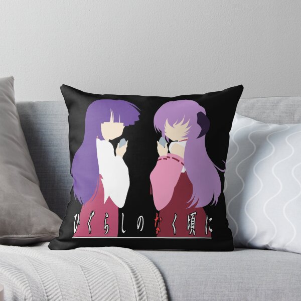 Item preview, Higurashi no Naku Koro ni - Furude Rika & Hanyuu Minimalist designed and sold by MegurineMariko.