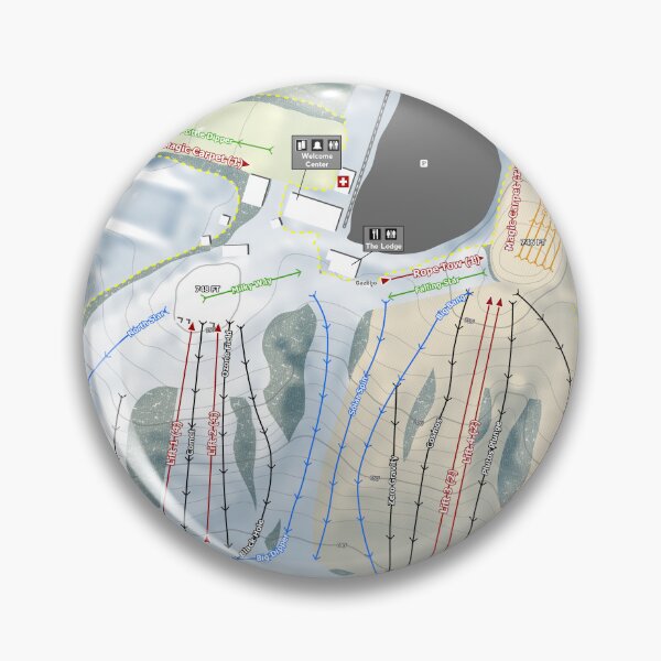 Item preview, Ski Snowstar Resort Trail Map designed and sold by Mapsynergy.