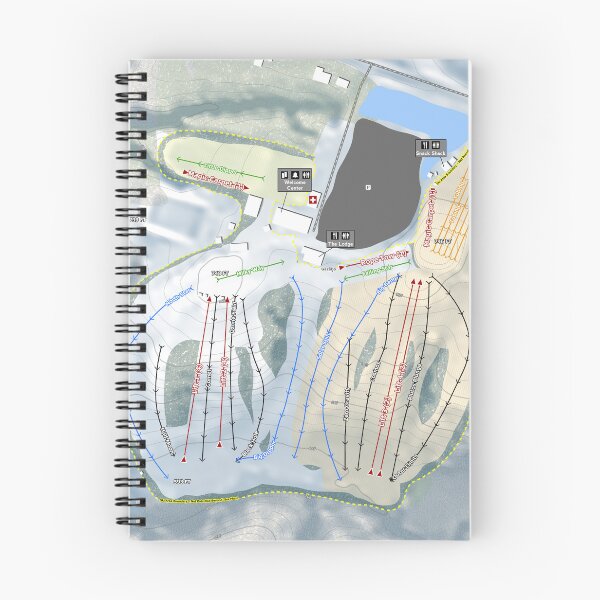 Item preview, Ski Snowstar Resort Trail Map designed and sold by Mapsynergy.