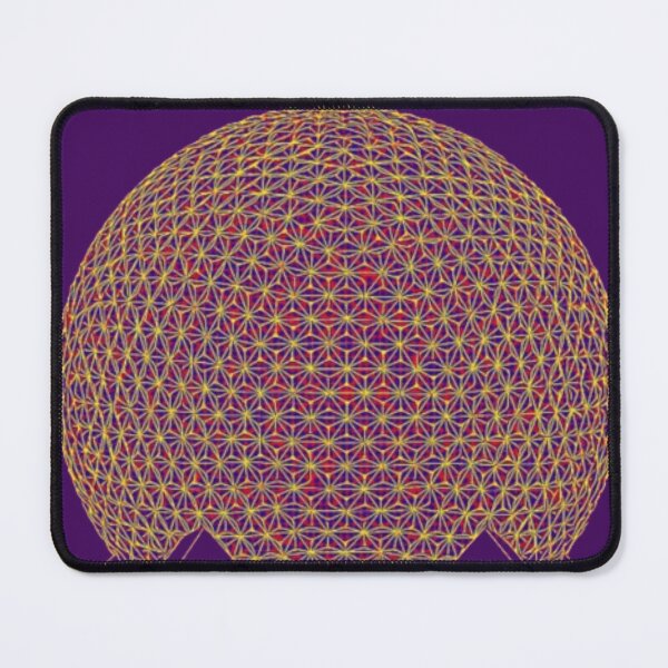 Item preview, Spaceship Earth Blueprint Neon designed and sold by EpcotDuck.