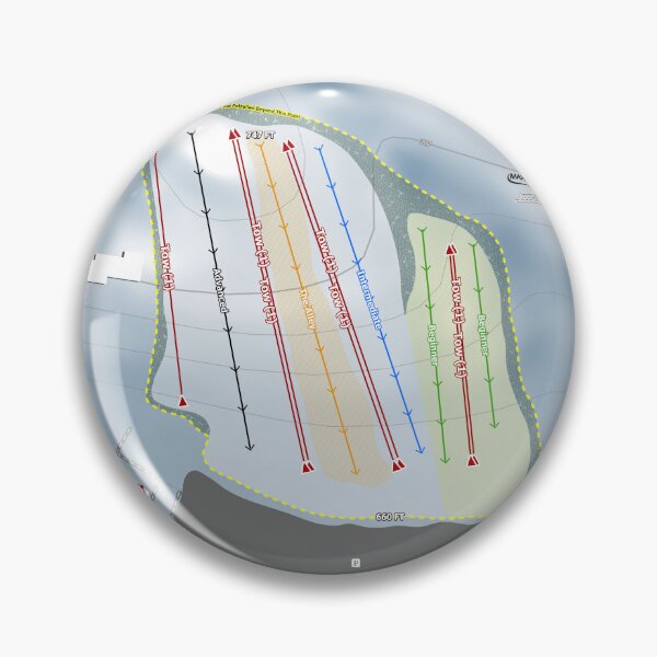 Item preview, Four Lakes Snowsports Resort Trail Map designed and sold by Mapsynergy.