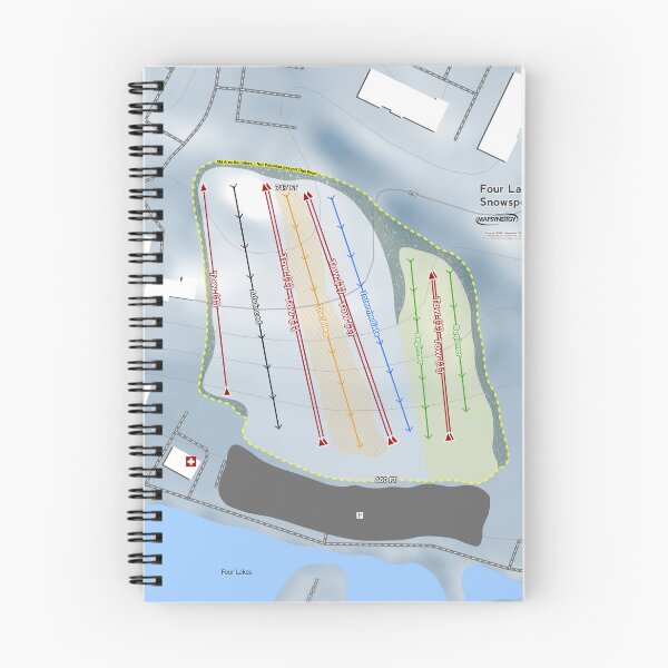 Item preview, Four Lakes Snowsports Resort Trail Map designed and sold by Mapsynergy.