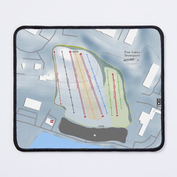 Item preview, Four Lakes Snowsports Resort Trail Map designed and sold by Mapsynergy.