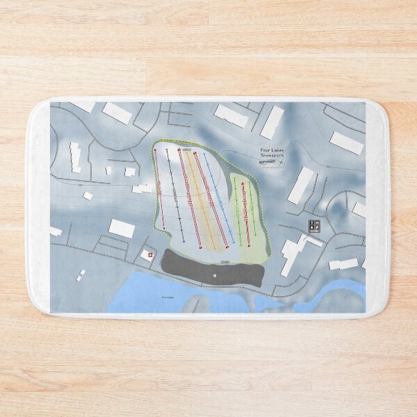 Item preview, Four Lakes Snowsports Resort Trail Map designed and sold by Mapsynergy.