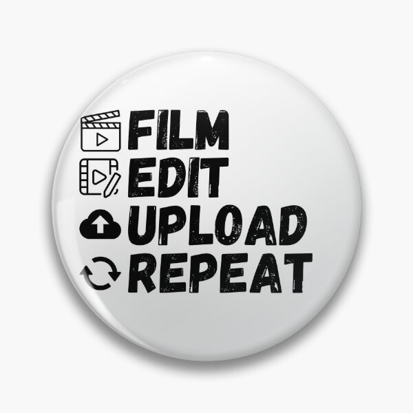 Item preview, film edit upload repeat designed and sold by kestey.