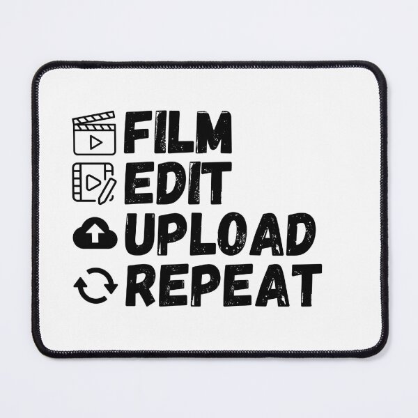 Item preview, film edit upload repeat designed and sold by kestey.