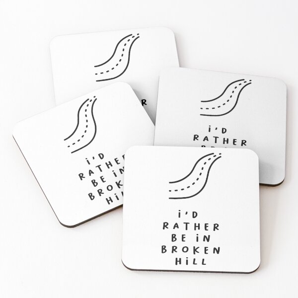 Item preview, I'd Rather be in Broken Hill | Typography Design | Minimalist Aesthetic designed and sold by RM-Journey.