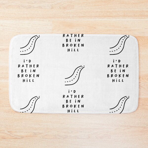 Item preview, I'd Rather be in Broken Hill | Typography Design | Minimalist Aesthetic designed and sold by RM-Journey.