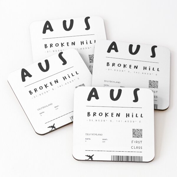 Item preview, Broken Hill | Plane Ticket Design | Traveling | Tourists designed and sold by RM-Journey.