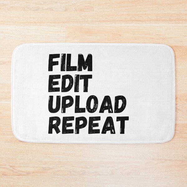 Item preview, film edit upload repeat designed and sold by kestey.