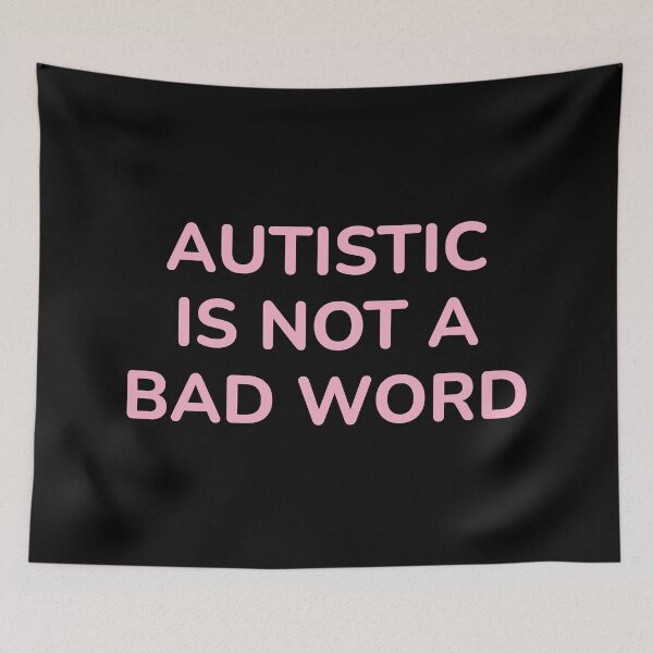 Item preview, Autistic Is Not A Bad Word - neurodivergence designed and sold by Inspirationmotivation.