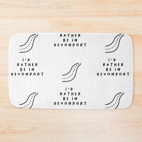 Item preview, I'd Rather be in Devonport | Typography Design | Minimalist Aesthetic designed and sold by RM-Journey.