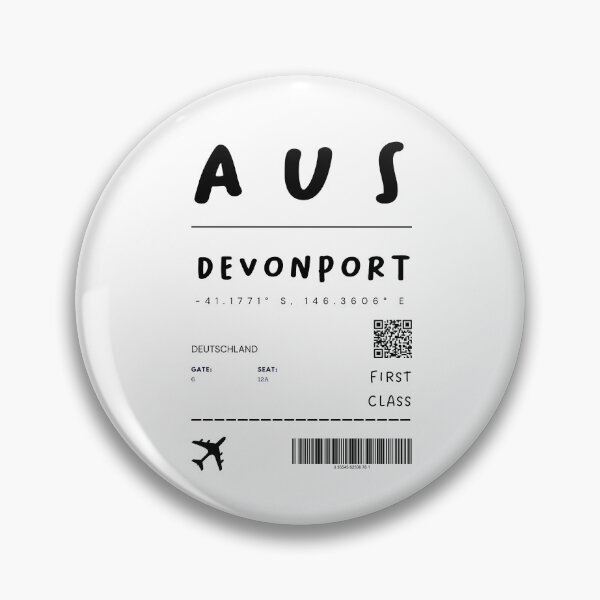 Item preview, Devonport | Plane Ticket Design | Traveling | Tourists designed and sold by RM-Journey.
