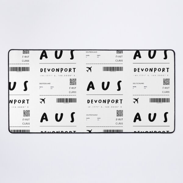 Item preview, Devonport | Plane Ticket Design | Traveling | Tourists designed and sold by RM-Journey.