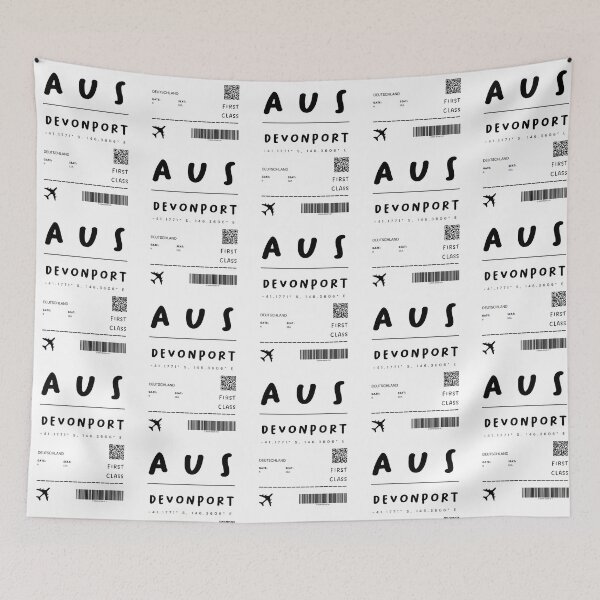 Item preview, Devonport | Plane Ticket Design | Traveling | Tourists designed and sold by RM-Journey.