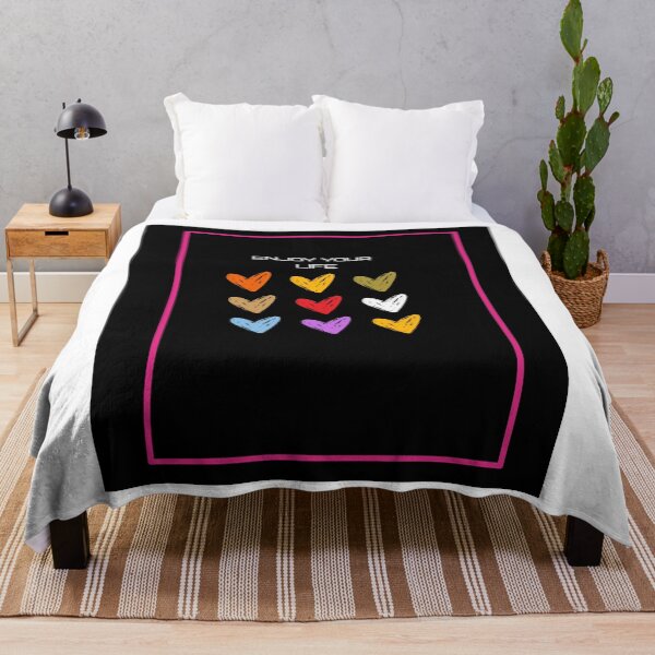 Item preview, colorful hearts enjoy life love designed and sold by MarwaDesigne.