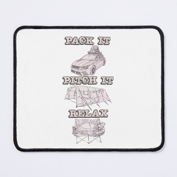 Item preview, Pack it, Pitch it, Relax - Beige Tent designed and sold by BeccaAelishe.