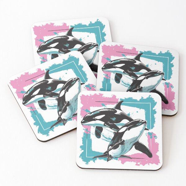 Item preview, Retro 90s Orca Whale designed and sold by lostinpixels.