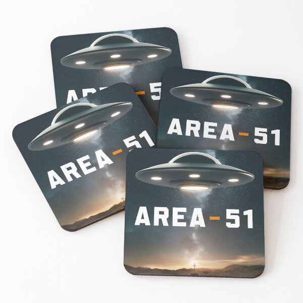 Item preview, UFO Flying Over Area 51 designed and sold by TheArtOfPat.