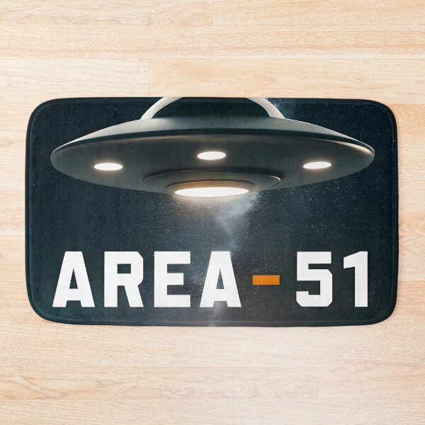 Artikelvorschau, UFO fliegt über Area 51 entworfen und verkauft von TheArtOfPat.