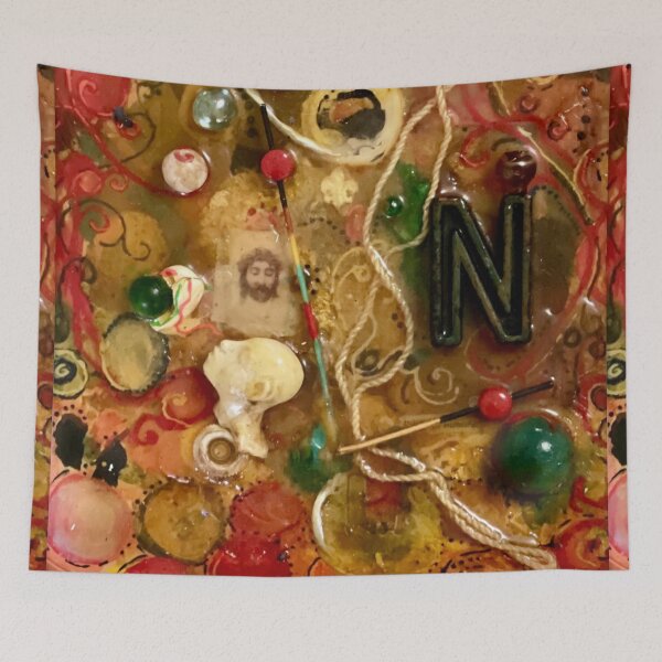 Item preview, Original Mixed media assemblage designed and sold by ricoflinn.