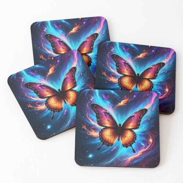 Item preview, Colorful Butterfly, spacecore aestethic art designed and sold by ChaosEdits.