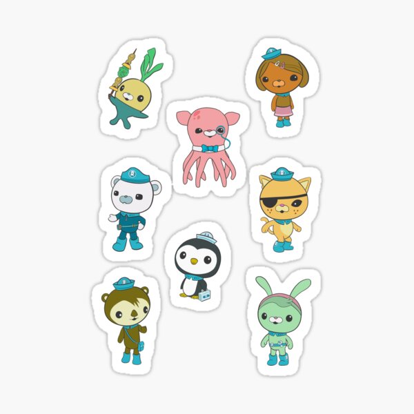Item preview, Octonauts Sticker Sheet designed and sold by Sunriya.