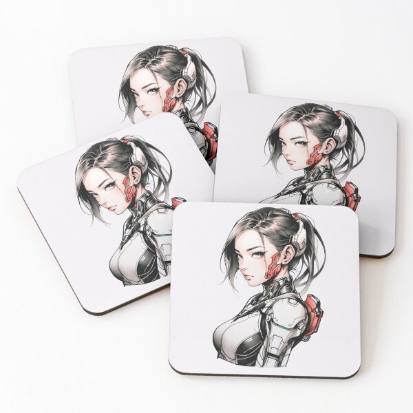 Aperçu de l'œuvre Cyborg Girl créée et vendue par ArtCraftLab.