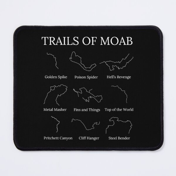 Item preview, Off-roading Trails of Moab Utah designed and sold by Katherine Winner.