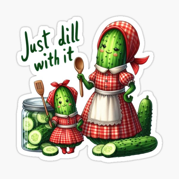 Item preview, Just Dill With It designed and sold by BitBoxTreasures.