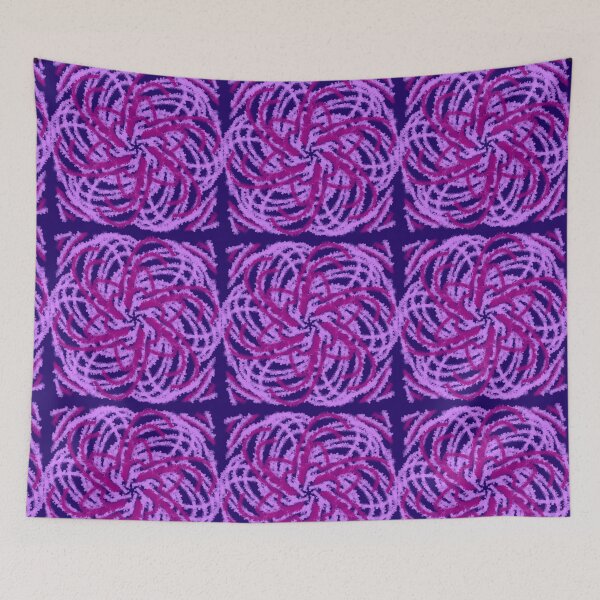 Item preview, Pink purple flower design  designed and sold by Stefrait-7.