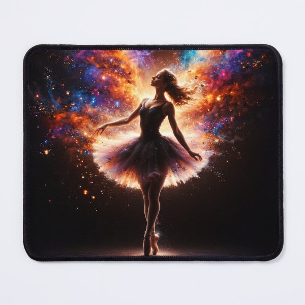 Item preview, Colorful Ballerina artwork, space aestethic  designed and sold by ChaosEdits.
