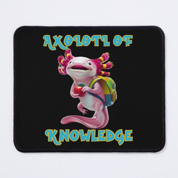 Item preview, Axolotl Of Knowledge: The Back-To-School Scholar designed and sold by elynne9.