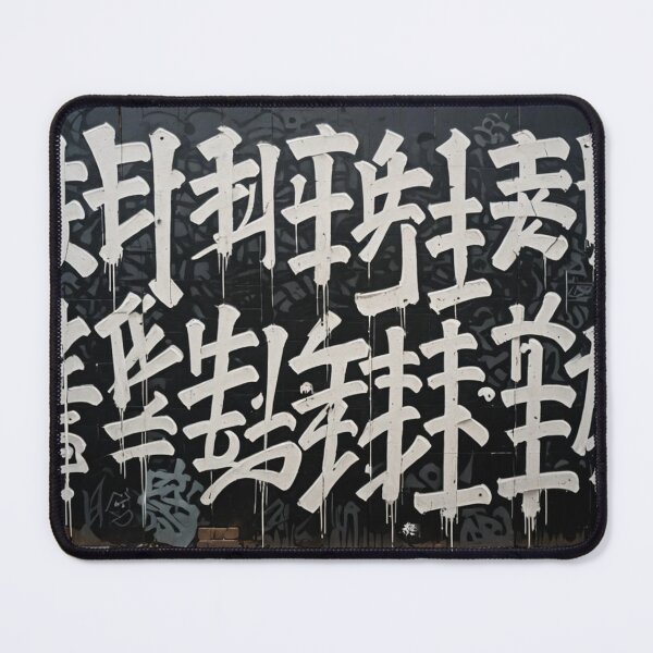 Item preview, Goth Kanji Nonsense, Street Art, Graffiti Pattern designed and sold by Burn-Ego.