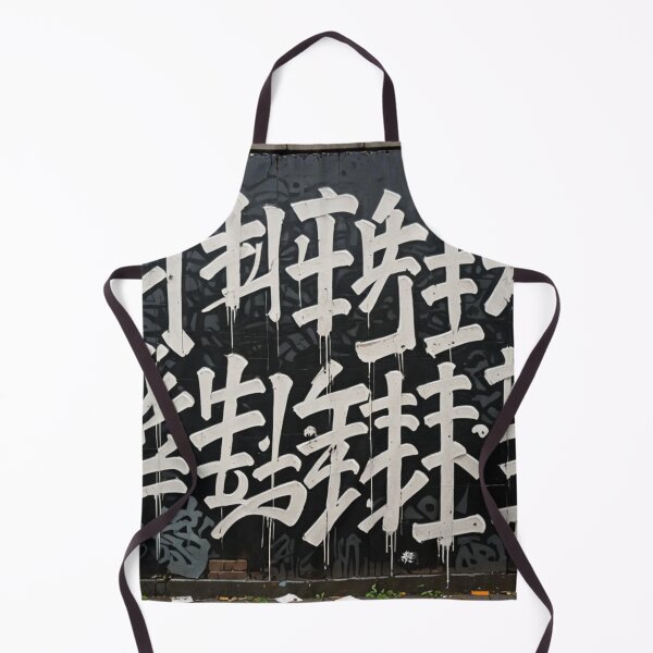 Item preview, Goth Kanji Nonsense, Street Art, Graffiti Pattern designed and sold by Burn-Ego.