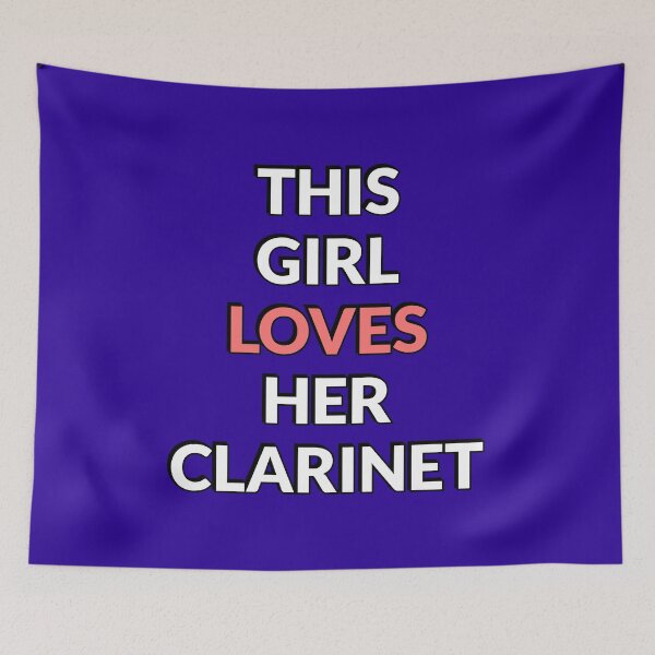 Item preview, This Girl Loves Her Clarinet designed and sold by Inspirationmotivation.