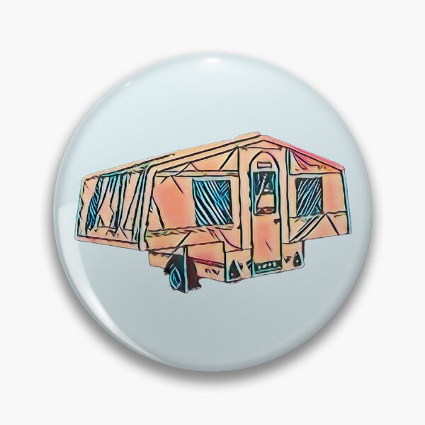 Item preview, Red and Blue Trailer Tent designed and sold by BeccaAelishe.