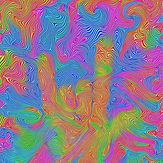 Abstract ILY sign