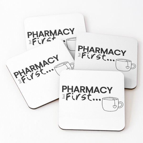 Item preview, Pharmacy but First...Tea designed and sold by Labelzz.