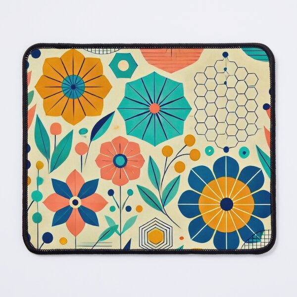Item preview, Colorful Floral Geometric Pattern - Modern and Abstract Design designed and sold by Marinaso.
