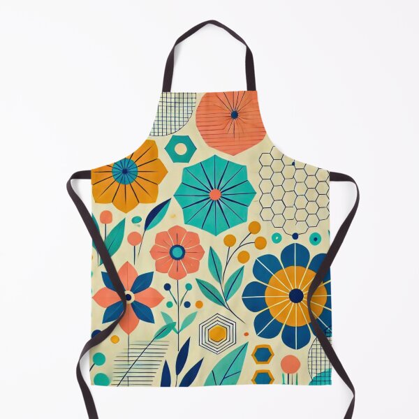 Item preview, Colorful Floral Geometric Pattern - Modern and Abstract Design designed and sold by Marinaso.