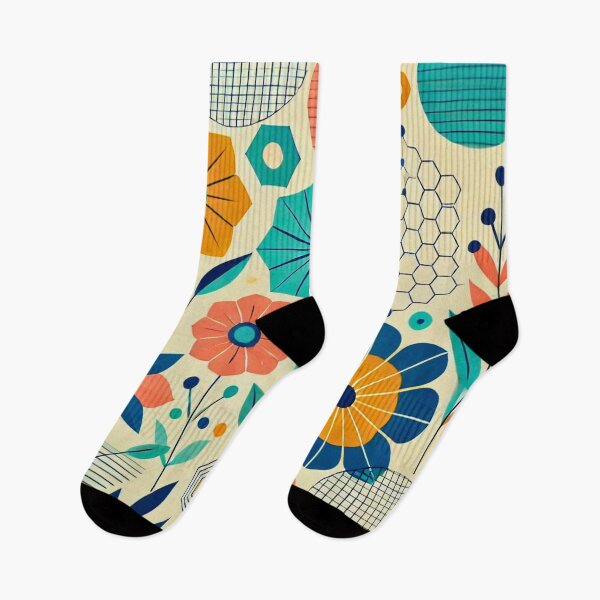 Item preview, Colorful Floral Geometric Pattern - Modern and Abstract Design designed and sold by Marinaso.