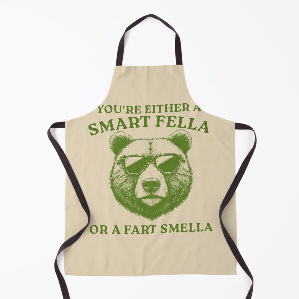 Item preview, Are You A Smart Fella Or Fart Smella? Retro Cartoon designed and sold by VerdePlantTees.