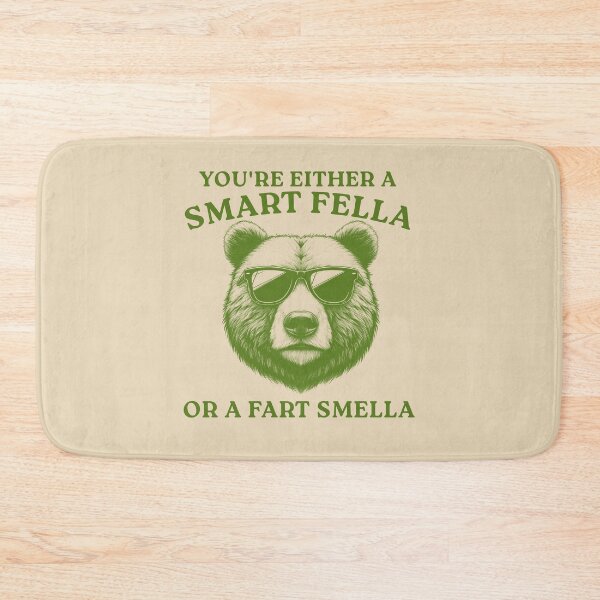 Item preview, Are You A Smart Fella Or Fart Smella? Retro Cartoon designed and sold by VerdePlantTees.