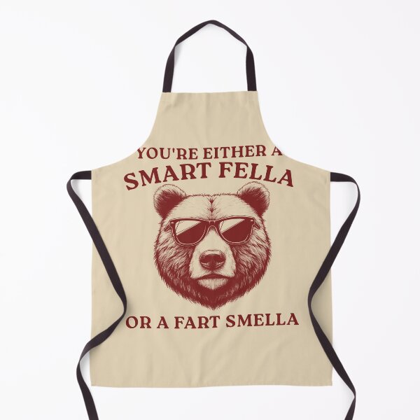 Item preview, You're A Smart Fella Or Fart Smella? Retro Cartoon designed and sold by VerdePlantTees.